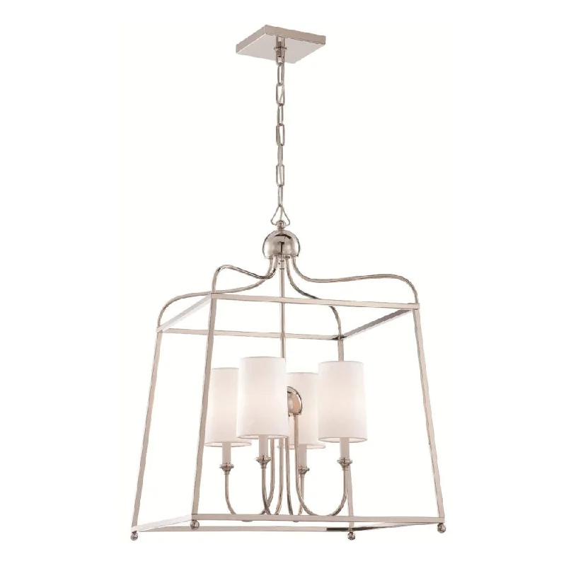 Chandeliers with Colored Glass for a Splash of ColorChandeliers with Colored Glass for a Splash of ColorLibby Langdon Sylvan 4 Light Polished Nickel Chandelier Chandeliers with Colored Glass for a Splash of ColorChandeliers with Colored Glass for a Splash of ColorLibby Langdon Sylvan 4 Light Polished Nickel Chandelier