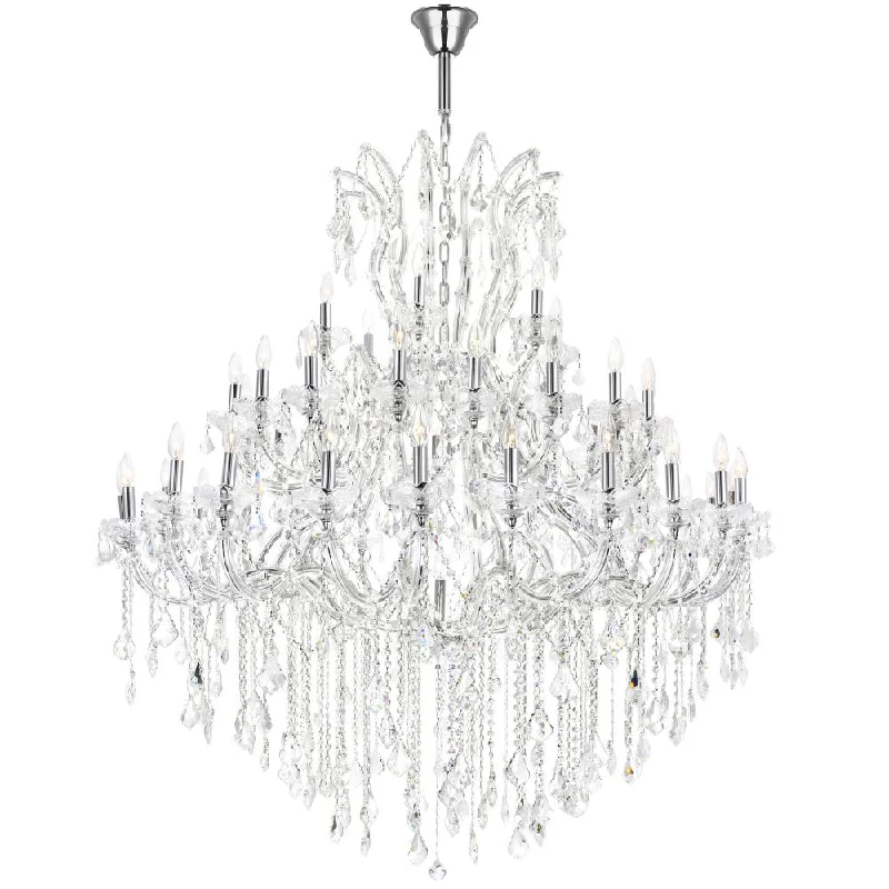 Large Chandeliers for Grand Halls and FoyersLarge Chandeliers for Grand Halls and FoyersMaria Theresa 49 Light Up Chandelier With Chrome Finish Large Chandeliers for Grand Halls and FoyersLarge Chandeliers for Grand Halls and FoyersMaria Theresa 49 Light Up Chandelier With Chrome Finish