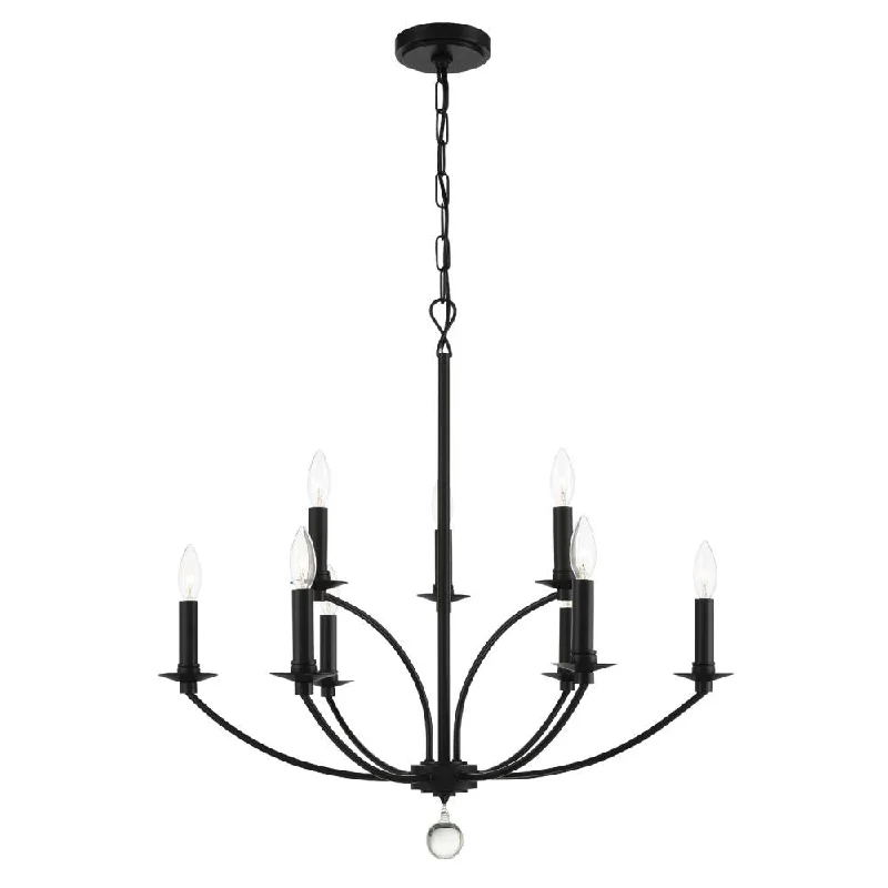 Chandeliers for Living Rooms to Create a Focal PointChandeliers for Living Rooms to Create a Focal PointMila 9 Light Black Chandelier