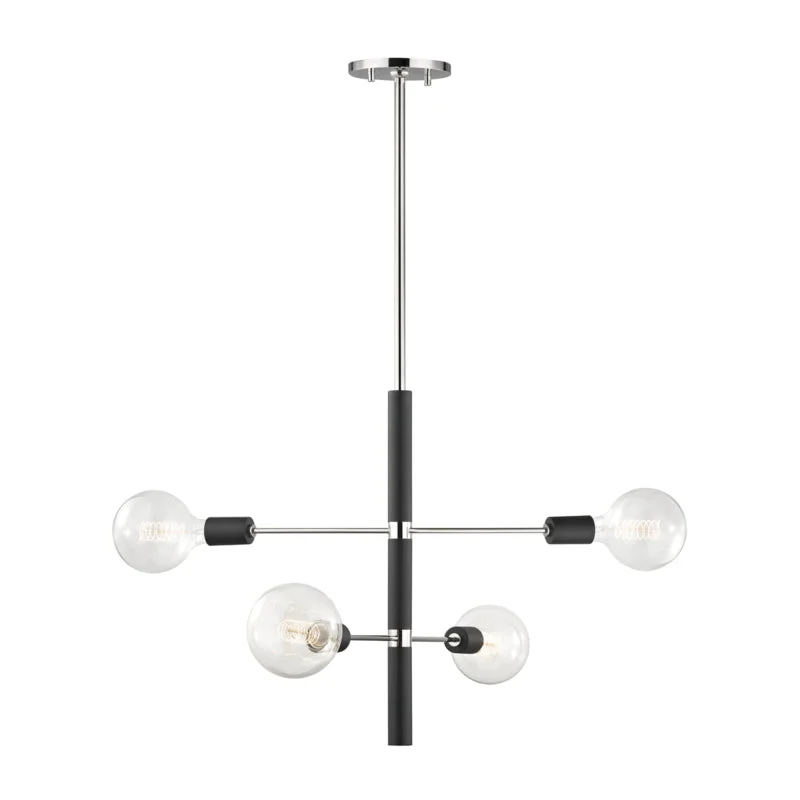 Chandeliers with Metal Frames in Silver FinishChandeliers with Metal Frames in Silver FinishMitzi Astrid H178804-PN/BK Chandelier Light - Polished Nickel/Black Chandeliers with Metal Frames in Silver FinishChandeliers with Metal Frames in Silver FinishMitzi Astrid H178804-PN/BK Chandelier Light - Polished Nickel/Black