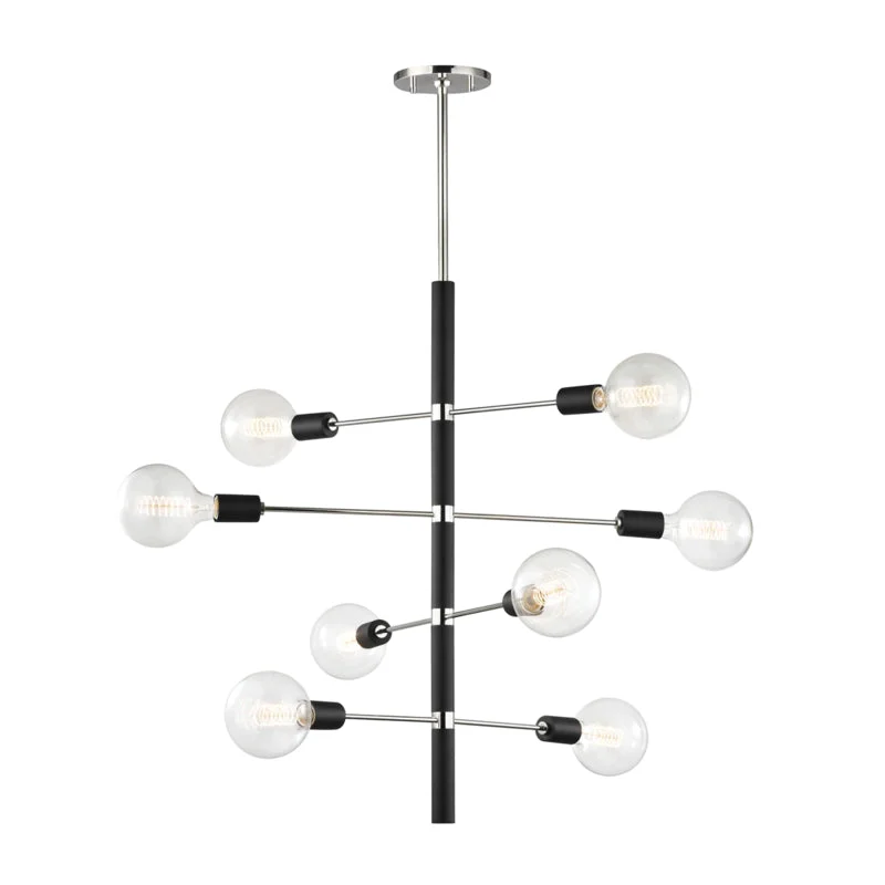 Chandeliers with Murano Glass for a High - End Artistic TouchChandeliers with Murano Glass for a High - End Artistic TouchMitzi Astrid H178808-PN/BK Chandelier Light - Polished Nickel/Black Chandeliers with Murano Glass for a High - End Artistic TouchChandeliers with Murano Glass for a High - End Artistic TouchMitzi Astrid H178808-PN/BK Chandelier Light - Polished Nickel/Black