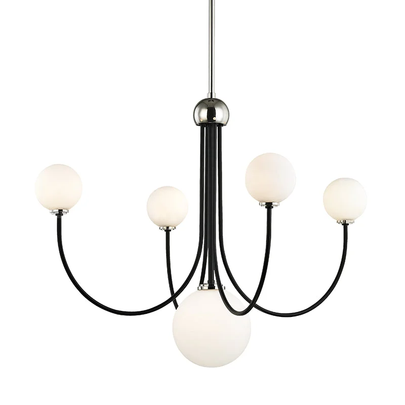 Chandeliers with Candle - Style Bulbs for a Classic AestheticChandeliers with Candle - Style Bulbs for a Classic AestheticMitzi Coco H234805-PN/BK Chandelier Light - Polished Nickel/Black Chandeliers with Candle - Style Bulbs for a Classic AestheticChandeliers with Candle - Style Bulbs for a Classic AestheticMitzi Coco H234805-PN/BK Chandelier Light - Polished Nickel/Black