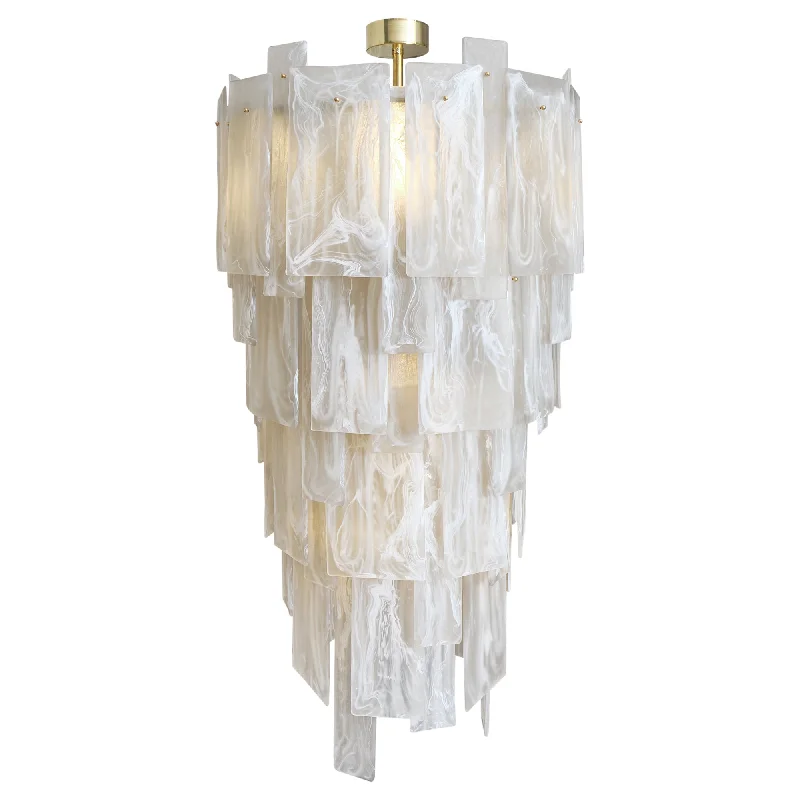 Minimalist Chandeliers for Sleek and Simple InteriorsMinimalist Chandeliers for Sleek and Simple InteriorsMurano Glass Alabaster Chandelier