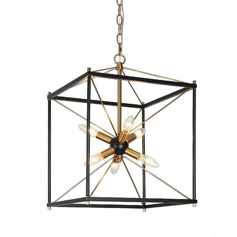 Minimalist Chandeliers for Sleek and Simple InteriorsMinimalist Chandeliers for Sleek and Simple InteriorsOdelette 6-Light Small Black Chandelier