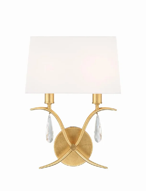 LED Chandeliers for Energy - Efficient LightingLED Chandeliers for Energy - Efficient LightingRollins 2 Light Antique Gold Sconce