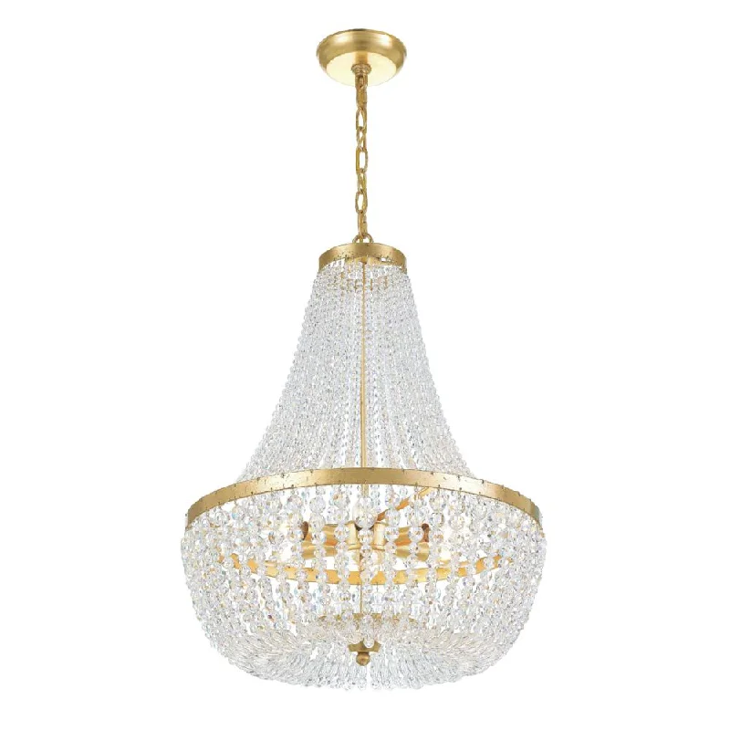 Large Chandeliers for Grand Halls and FoyersLarge Chandeliers for Grand Halls and FoyersRylee 6 Light Antique Gold Chandelier
