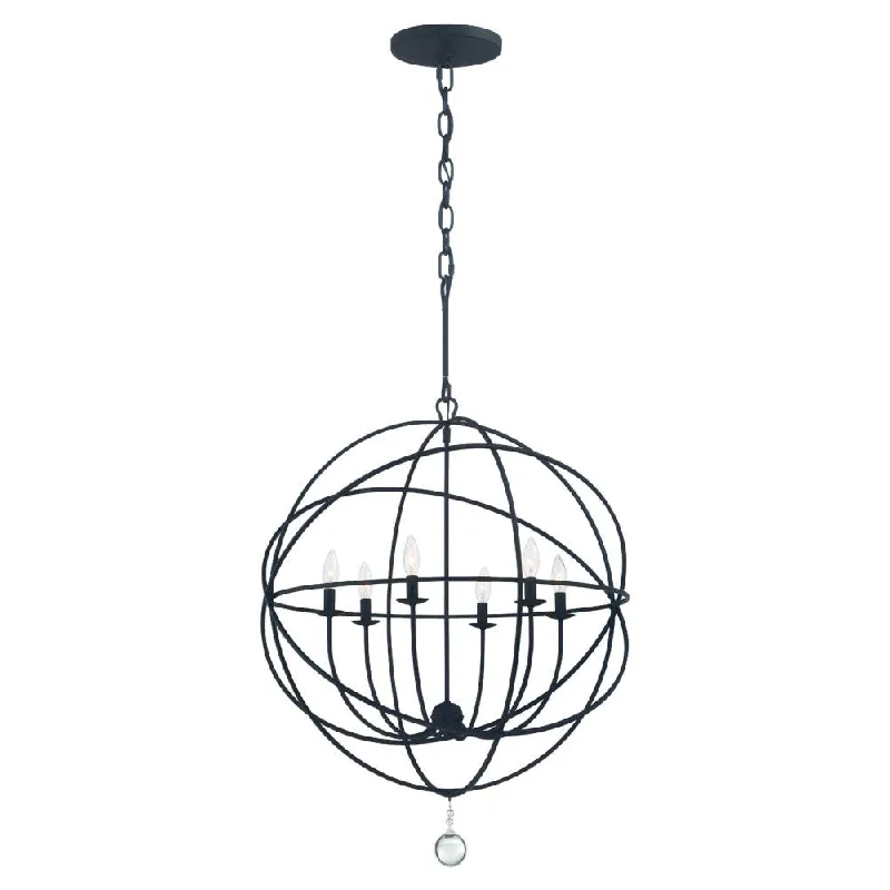 Chandeliers with Adjustable Arms for Directional LightingChandeliers with Adjustable Arms for Directional LightingSolaris 6 Light Black Chandelier Chandeliers with Adjustable Arms for Directional LightingChandeliers with Adjustable Arms for Directional LightingSolaris 6 Light Black Chandelier
