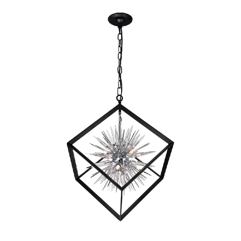 Chandeliers with Candle - Style Bulbs for a Classic AestheticChandeliers with Candle - Style Bulbs for a Classic AestheticStarburst 6 Light Chandelier With Chrome & Black Finish Chandeliers with Candle - Style Bulbs for a Classic AestheticChandeliers with Candle - Style Bulbs for a Classic AestheticStarburst 6 Light Chandelier With Chrome & Black Finish