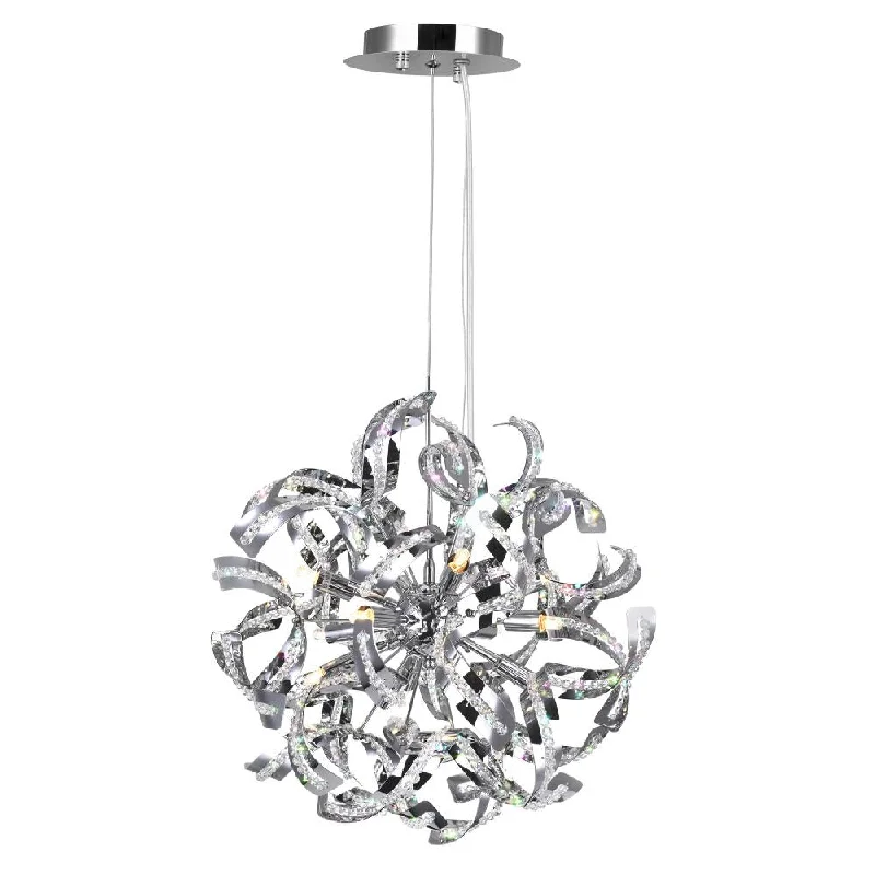 Chandeliers with Colored Glass for a Splash of ColorChandeliers with Colored Glass for a Splash of ColorSwivel 18 Light Chandelier With Chrome Finish Chandeliers with Colored Glass for a Splash of ColorChandeliers with Colored Glass for a Splash of ColorSwivel 18 Light Chandelier With Chrome Finish