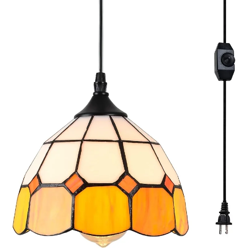 Chandeliers with Adjustable Height for Custom InstallationChandeliers with Adjustable Height for Custom InstallationTiffany Hanging Pendant Light - Dimmable Mini Plug in Light Fixture, Ceiling Lamp, 16.4 Ft Hanging Cord, 7.9" Width Chandeliers with Adjustable Height for Custom InstallationChandeliers with Adjustable Height for Custom InstallationTiffany Hanging Pendant Light - Dimmable Mini Plug in Light Fixture, Ceiling Lamp, 16.4 Ft Hanging Cord, 7.9" Width