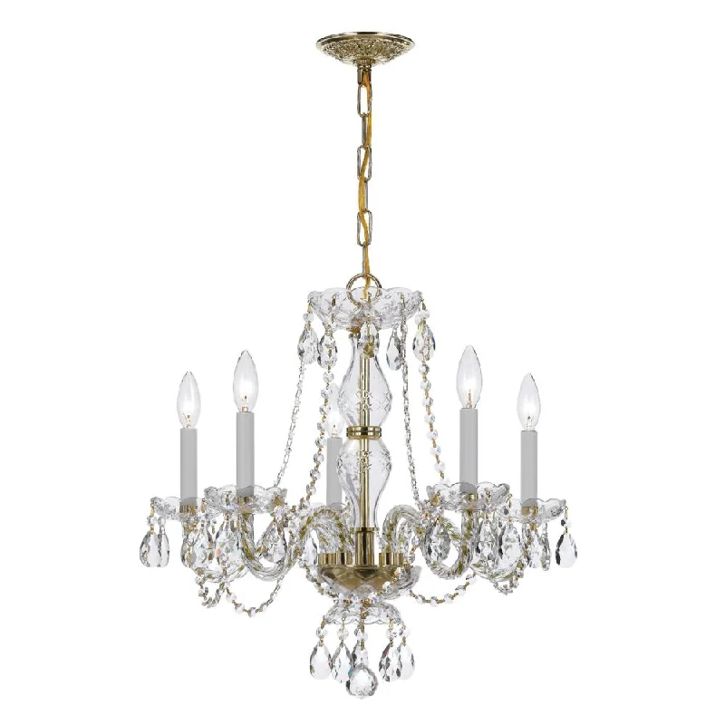 Incandescent Chandeliers for a Warm and Traditional GlowIncandescent Chandeliers for a Warm and Traditional GlowTraditional Crystal 5 Light Clear Crystal Polished Brass Chandelier Incandescent Chandeliers for a Warm and Traditional GlowIncandescent Chandeliers for a Warm and Traditional GlowTraditional Crystal 5 Light Clear Crystal Polished Brass Chandelier