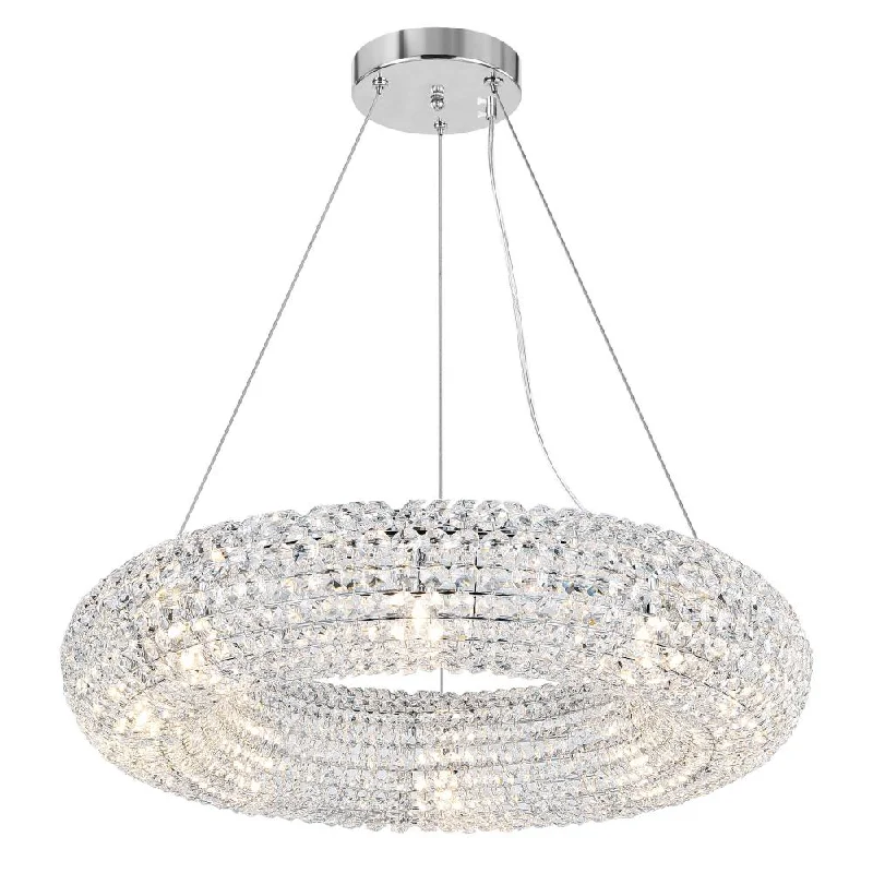 Rustic Wood Chandeliers for Country - Style HousesRustic Wood Chandeliers for Country - Style HousesVeronique 8 Light Chandelier With Chrome Finish