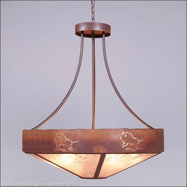 Glass Ceiling Lights with Frosted, Colored, or Etched GlassGlass Ceiling Lights with Frosted, Colored, or Etched GlassAvalanche Ranch Ridgemont-Bison A42139AL-HR-02 Pendant Light - Rust Patina Glass Ceiling Lights with Frosted, Colored, or Etched GlassGlass Ceiling Lights with Frosted, Colored, or Etched GlassAvalanche Ranch Ridgemont-Bison A42139AL-HR-02 Pendant Light - Rust Patina