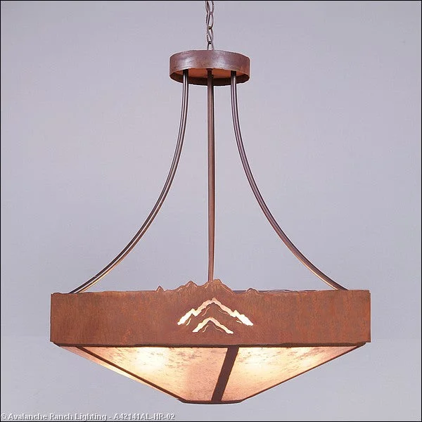 Art Nouveau Ceiling Lights with Organic, Flowing ShapesArt Nouveau Ceiling Lights with Organic, Flowing ShapesAvalanche Ranch Ridgemont-Mountain Cutout A42141AL-HR-02 Pendant Light - Rust Patina Art Nouveau Ceiling Lights with Organic, Flowing ShapesArt Nouveau Ceiling Lights with Organic, Flowing ShapesAvalanche Ranch Ridgemont-Mountain Cutout A42141AL-HR-02 Pendant Light - Rust Patina