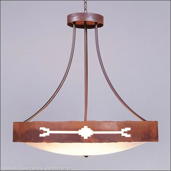 Steampunk Ceiling Lights with Gears, Cogs, and Brass AccentsSteampunk Ceiling Lights with Gears, Cogs, and Brass AccentsAvalanche Ranch Ridgemont-Del Rio A42585AF-HR-02 Pendant Light - Rust Patina