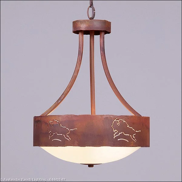 Art Nouveau Ceiling Lights with Organic, Flowing ShapesArt Nouveau Ceiling Lights with Organic, Flowing ShapesAvalanche Ranch Ridgemont-Bison A44439-02 Pendant Light - Rust Patina Art Nouveau Ceiling Lights with Organic, Flowing ShapesArt Nouveau Ceiling Lights with Organic, Flowing ShapesAvalanche Ranch Ridgemont-Bison A44439-02 Pendant Light - Rust Patina