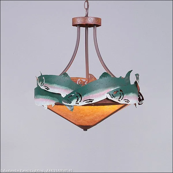 Contemporary Ceiling Lights with Unique, Abstract ShapesContemporary Ceiling Lights with Unique, Abstract ShapesAvalanche Ranch Crestline-Trout A44781AM-HR-05 Pendant Light - Fish/Rust Patina Contemporary Ceiling Lights with Unique, Abstract ShapesContemporary Ceiling Lights with Unique, Abstract ShapesAvalanche Ranch Crestline-Trout A44781AM-HR-05 Pendant Light - Fish/Rust Patina