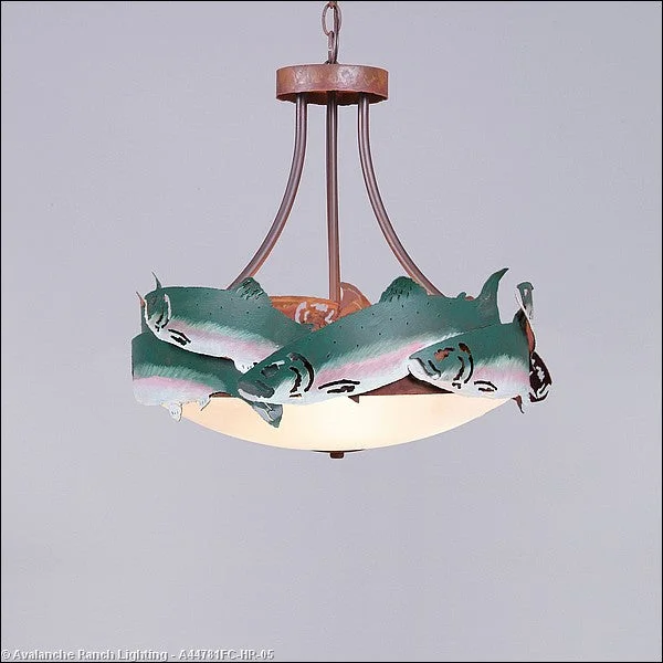 Victorian - Inspired Ceiling Lights with Ornate Crystal ChandeliersVictorian - Inspired Ceiling Lights with Ornate Crystal ChandeliersAvalanche Ranch Crestline-Trout A44781FC-HR-05 Pendant Light - Fish/Rust Patina Victorian - Inspired Ceiling Lights with Ornate Crystal ChandeliersVictorian - Inspired Ceiling Lights with Ornate Crystal ChandeliersAvalanche Ranch Crestline-Trout A44781FC-HR-05 Pendant Light - Fish/Rust Patina