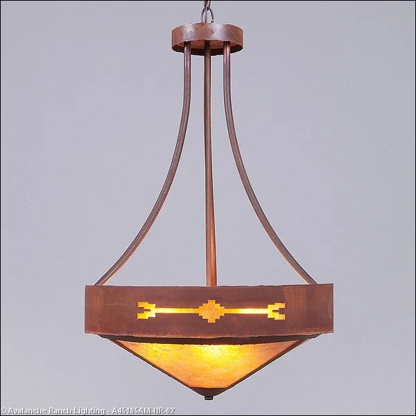 Crystal Ceiling Lights with High - Quality Swarovski CrystalsCrystal Ceiling Lights with High - Quality Swarovski CrystalsAvalanche Ranch Ridgemont-Del Rio A45185AM-HR-02 Pendant Light - Rust Patina