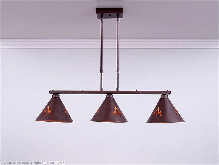 Moroccan Ceiling Lights with Colorful Stained Glass and Geometric CarvingsMoroccan Ceiling Lights with Colorful Stained Glass and Geometric CarvingsAvalanche Ranch Canyon-Deception Pass A45202-27 Pendant Light - Rustic Brown