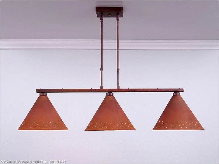 Metal Ceiling Lights in Brass, Copper, Stainless Steel, and IronMetal Ceiling Lights in Brass, Copper, Stainless Steel, and IronAvalanche Ranch Canyon-Possession Point A45310-02 Pendant Light - Rust Patina