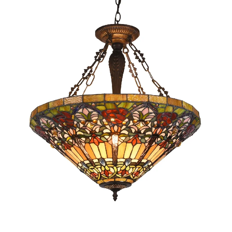 Art Nouveau Ceiling Lights with Organic, Flowing ShapesArt Nouveau Ceiling Lights with Organic, Flowing ShapesChloe Lighting CH3T410RV24-UH3 Alma Tiffany-Style 3 Light Victorian Inverted Ceiling Pendant 24`` Shade Art Nouveau Ceiling Lights with Organic, Flowing ShapesArt Nouveau Ceiling Lights with Organic, Flowing ShapesChloe Lighting CH3T410RV24-UH3 Alma Tiffany-Style 3 Light Victorian Inverted Ceiling Pendant 24`` Shade
