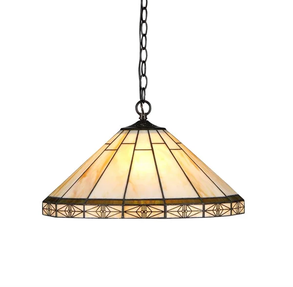 Retro Ceiling Lights Inspired by the 1950s and 1960s DesignRetro Ceiling Lights Inspired by the 1950s and 1960s DesignChloe Lighting CH31315MI18-DH2 Belle Tiffany-Style 2 Light Mission Ceiling Pendent 18`` Shade