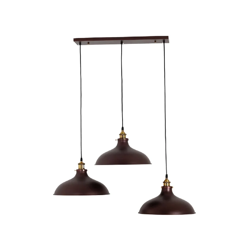 Retro Ceiling Lights Inspired by the 1950s and 1960s DesignRetro Ceiling Lights Inspired by the 1950s and 1960s DesignChloe Lighting CH6D886RB14-IL3 Eadred Industrial 3 Light Oil Rubbed Bronze Island Pendant 14`` Wide Retro Ceiling Lights Inspired by the 1950s and 1960s DesignRetro Ceiling Lights Inspired by the 1950s and 1960s DesignChloe Lighting CH6D886RB14-IL3 Eadred Industrial 3 Light Oil Rubbed Bronze Island Pendant 14`` Wide