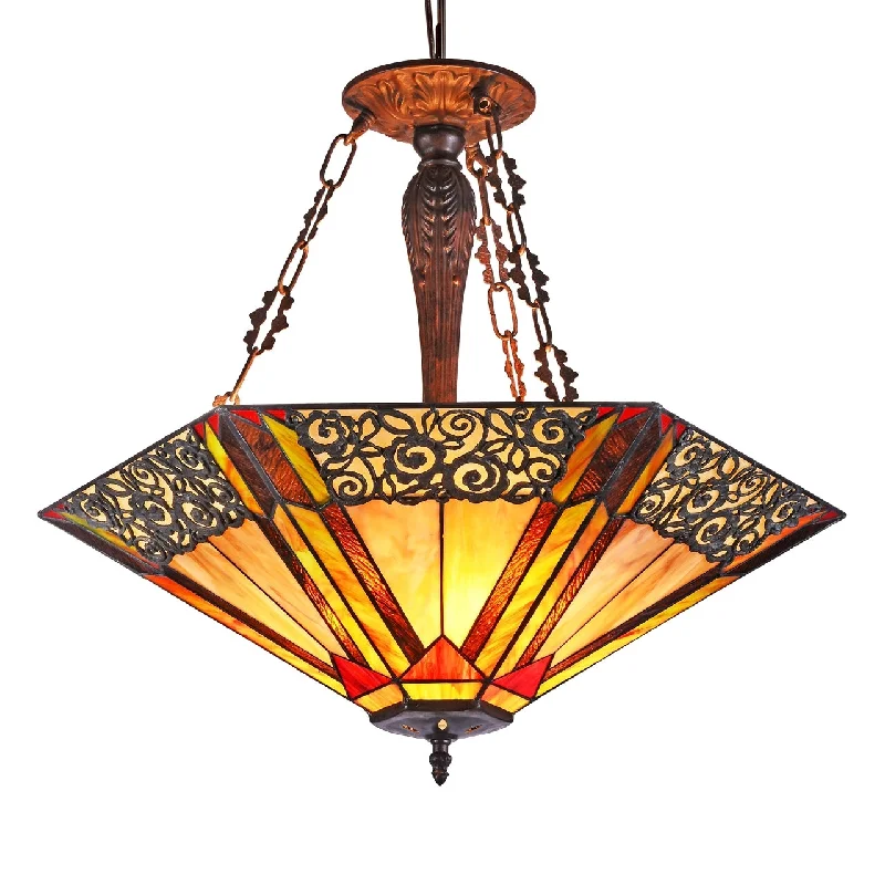 Mediterranean - Style Ceiling Lights with Terra - Cotta and Ceramic DetailsMediterranean - Style Ceiling Lights with Terra - Cotta and Ceramic DetailsChloe Lighting CH35879CM24-UH3 Evelyn Tiffany-Style 3 Light Ceiling Pendant 24" Shade Mediterranean - Style Ceiling Lights with Terra - Cotta and Ceramic DetailsMediterranean - Style Ceiling Lights with Terra - Cotta and Ceramic DetailsChloe Lighting CH35879CM24-UH3 Evelyn Tiffany-Style 3 Light Ceiling Pendant 24" Shade