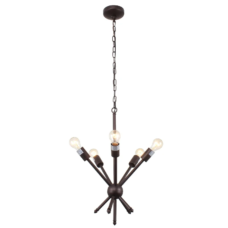Industrial Style Ceiling Lights with Exposed Bulbs and Metal CagesIndustrial Style Ceiling Lights with Exposed Bulbs and Metal CagesChloe Lighting CH7S052RB21-UP5 Freya Transitional 5 Light Rubbed Bronze Ceiling Pendant 16`` Wide Industrial Style Ceiling Lights with Exposed Bulbs and Metal CagesIndustrial Style Ceiling Lights with Exposed Bulbs and Metal CagesChloe Lighting CH7S052RB21-UP5 Freya Transitional 5 Light Rubbed Bronze Ceiling Pendant 16`` Wide
