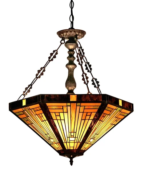 African - Inspired Ceiling Lights with Tribal Patterns and Natural MaterialsAfrican - Inspired Ceiling Lights with Tribal Patterns and Natural MaterialsChloe Lighting CH33359MR22-UH3 Innes Tiffany-Style 3 Light Mission Inverted Ceiling Pendant Fixture 22`` Shade African - Inspired Ceiling Lights with Tribal Patterns and Natural MaterialsAfrican - Inspired Ceiling Lights with Tribal Patterns and Natural MaterialsChloe Lighting CH33359MR22-UH3 Innes Tiffany-Style 3 Light Mission Inverted Ceiling Pendant Fixture 22`` Shade