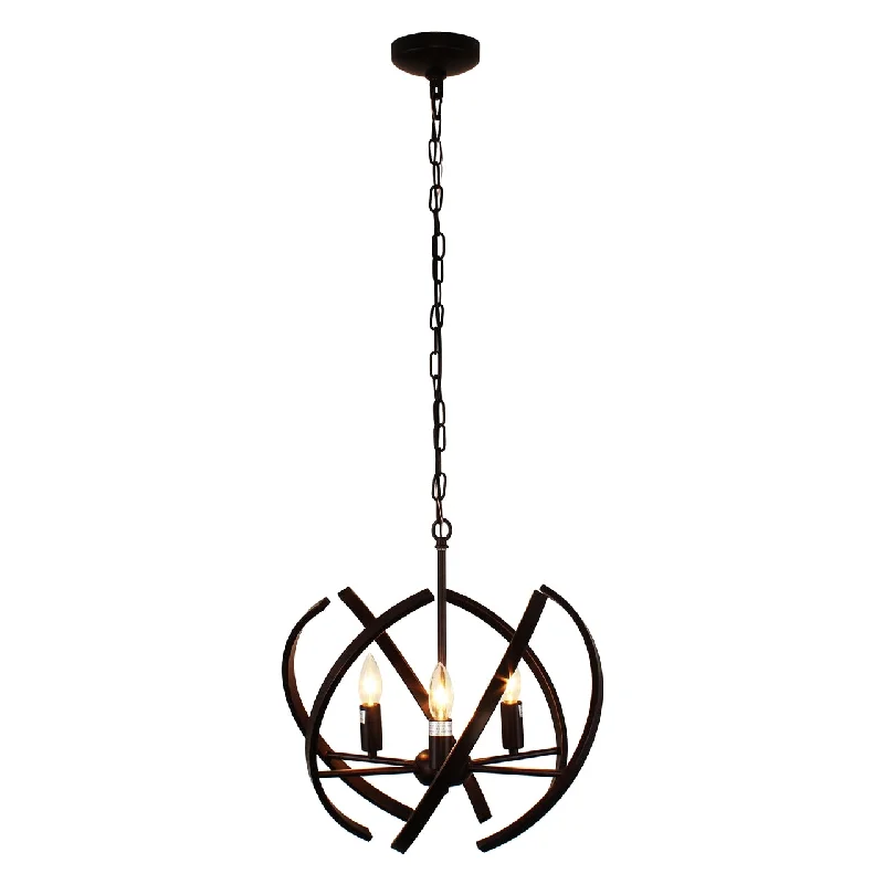 Art Nouveau Ceiling Lights with Organic, Flowing ShapesArt Nouveau Ceiling Lights with Organic, Flowing ShapesChloe Lighting CH7D082RB17-UP3 Ironclad Industrial 3 Light Oil Rubbed Bronze Ceiling Pendant 17`` Wide