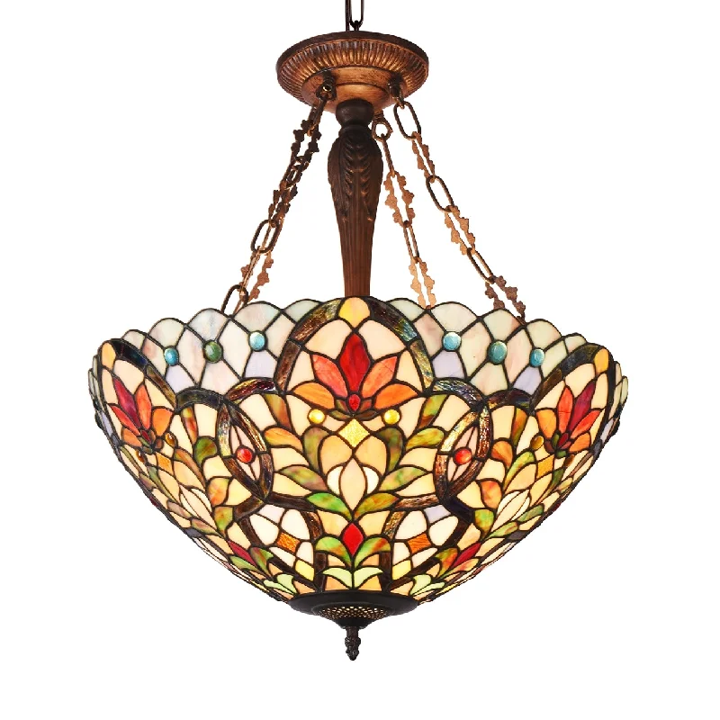 Moroccan Ceiling Lights with Colorful Stained Glass and Geometric CarvingsMoroccan Ceiling Lights with Colorful Stained Glass and Geometric CarvingsChloe Lighting CH3T012RF21-UH3 Ivana Tiffany-Style 3 Light Floral Inverted Ceiling Pendant 21`` Shade Moroccan Ceiling Lights with Colorful Stained Glass and Geometric CarvingsMoroccan Ceiling Lights with Colorful Stained Glass and Geometric CarvingsChloe Lighting CH3T012RF21-UH3 Ivana Tiffany-Style 3 Light Floral Inverted Ceiling Pendant 21`` Shade