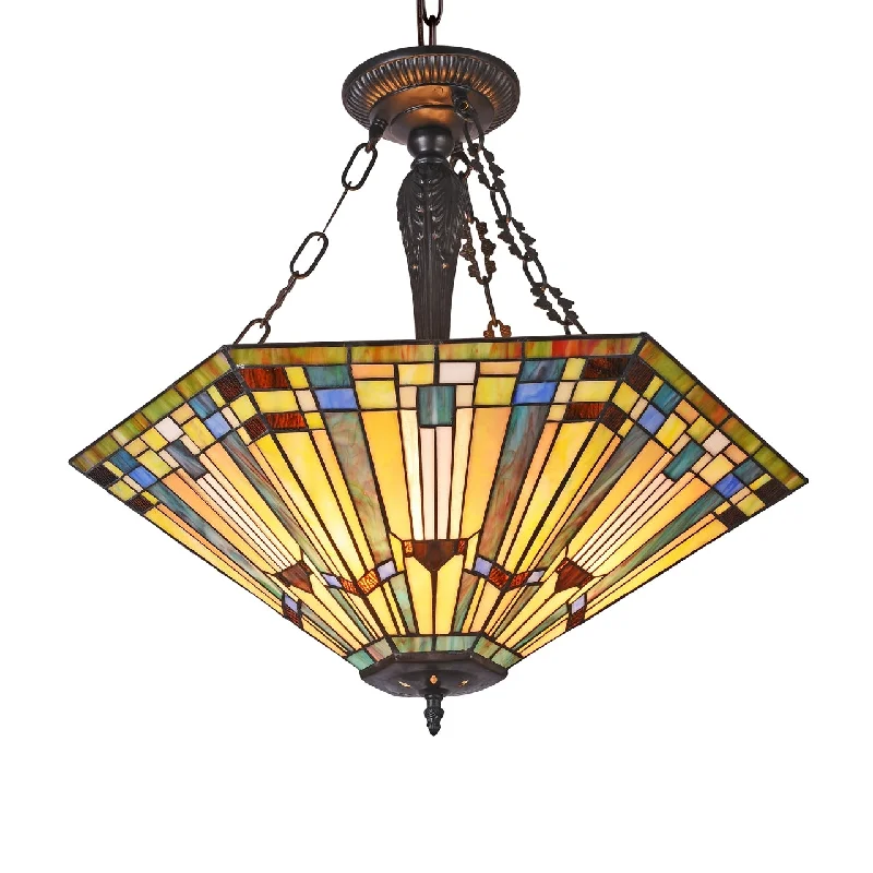 Metal Ceiling Lights in Brass, Copper, Stainless Steel, and IronMetal Ceiling Lights in Brass, Copper, Stainless Steel, and IronChloe Lighting CH33293MS24-UH3 Kinsey Tiffany-Style 3 Light Mission Large Inverted Ceiling Pendant 24`` Shade Metal Ceiling Lights in Brass, Copper, Stainless Steel, and IronMetal Ceiling Lights in Brass, Copper, Stainless Steel, and IronChloe Lighting CH33293MS24-UH3 Kinsey Tiffany-Style 3 Light Mission Large Inverted Ceiling Pendant 24`` Shade