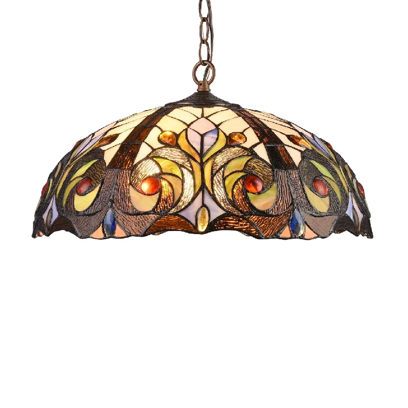 Scandinavian Style Ceiling Lights with Light Wood AccentsScandinavian Style Ceiling Lights with Light Wood AccentsChloe Lighting CH3T229IV18-DH2 Lennon Tiffany-Style Dark Bronze 2 Light Victorian Ceiling Pendant Fixture 18`` Shade