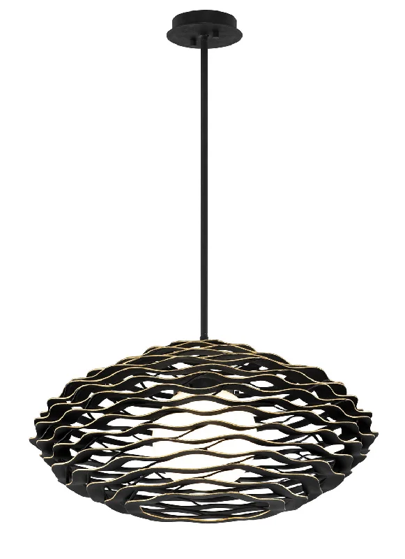 Japanese - Inspired Ceiling Lights with Shoji - Screen - like DiffusersJapanese - Inspired Ceiling Lights with Shoji - Screen - like DiffusersCorbett Luma 283-41 Pendant Light - Textured Black W-Gold Leaf Japanese - Inspired Ceiling Lights with Shoji - Screen - like DiffusersJapanese - Inspired Ceiling Lights with Shoji - Screen - like DiffusersCorbett Luma 283-41 Pendant Light - Textured Black W-Gold Leaf