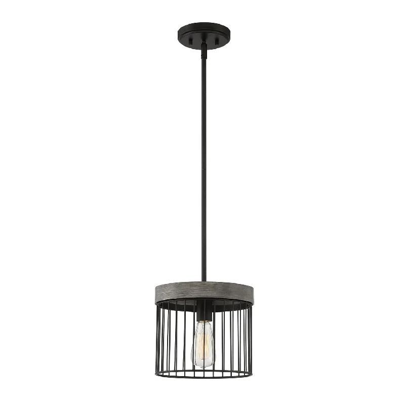 Rustic Ceiling Lights with Reclaimed Wood and Distressed FinishesRustic Ceiling Lights with Reclaimed Wood and Distressed FinishesDesigners Fountain Aster D226M-10P-MB Pendant Light - Matte Black