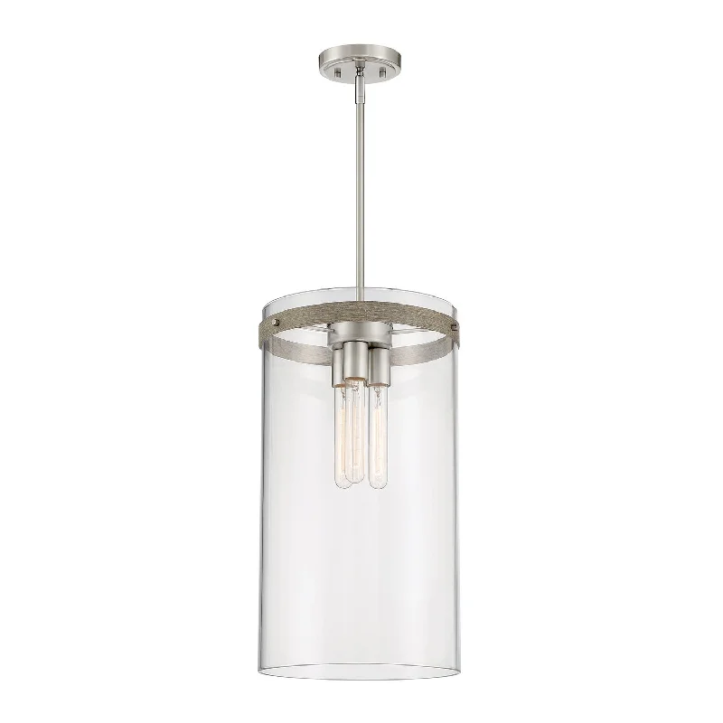Contemporary Ceiling Lights with Unique, Abstract ShapesContemporary Ceiling Lights with Unique, Abstract ShapesDesigners Fountain Reflecta D227M-11P-BN Pendant Light - Brushed Nickel