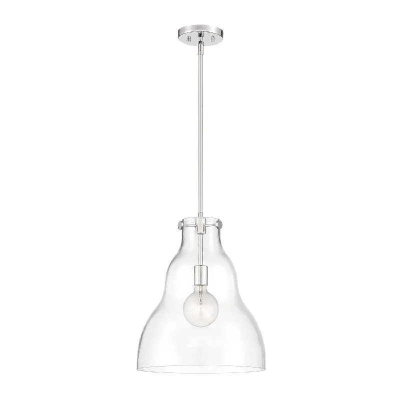 Glass Ceiling Lights with Frosted, Colored, or Etched GlassGlass Ceiling Lights with Frosted, Colored, or Etched GlassDesigners Fountain Lakeview D229M-14P-PN Pendant Light - Polished Nickel