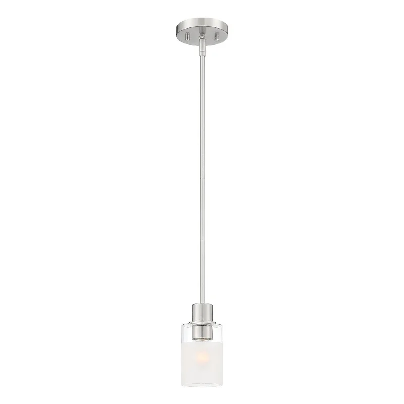 Industrial Style Ceiling Lights with Exposed Bulbs and Metal CagesIndustrial Style Ceiling Lights with Exposed Bulbs and Metal CagesDesigners Fountain Cedar Lane D236M-4P-BN Pendant Light - Brushed Nickel