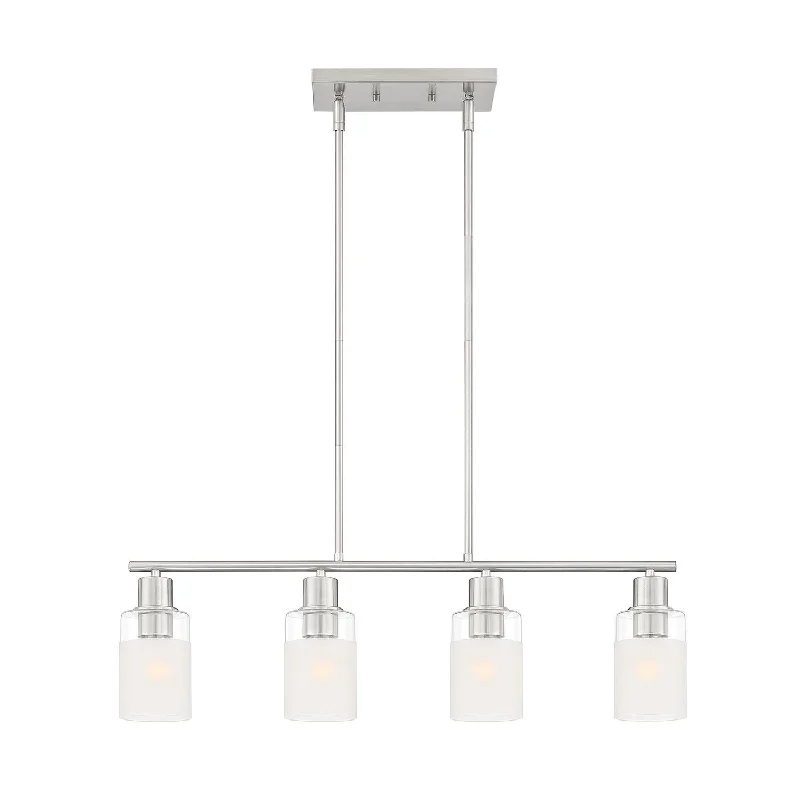 Indian - Themed Ceiling Lights with Intricate Filigree and Mirror WorkIndian - Themed Ceiling Lights with Intricate Filigree and Mirror WorkDesigners Fountain Cedar Lane D236M-IS-BN Pendant Light - Brushed Nickel
