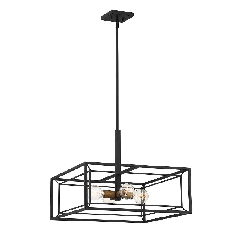 Contemporary Ceiling Lights with Unique, Abstract ShapesContemporary Ceiling Lights with Unique, Abstract ShapesDesigners Fountain Within D237M-22P-MB Pendant Light - Matte Black