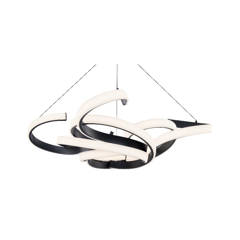 African - Inspired Ceiling Lights with Tribal Patterns and Natural MaterialsAfrican - Inspired Ceiling Lights with Tribal Patterns and Natural MaterialsModern Forms PD-22452 Woven 51" LED Pendant
