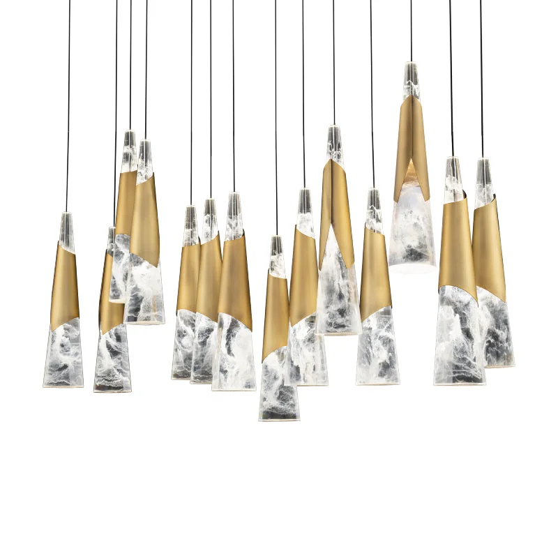 Retro Ceiling Lights Inspired by the 1950s and 1960s DesignRetro Ceiling Lights Inspired by the 1950s and 1960s DesignModern Forms PD-44423L Kilt 23-lt 54" LED Pendant Retro Ceiling Lights Inspired by the 1950s and 1960s DesignRetro Ceiling Lights Inspired by the 1950s and 1960s DesignModern Forms PD-44423L Kilt 23-lt 54" LED Pendant