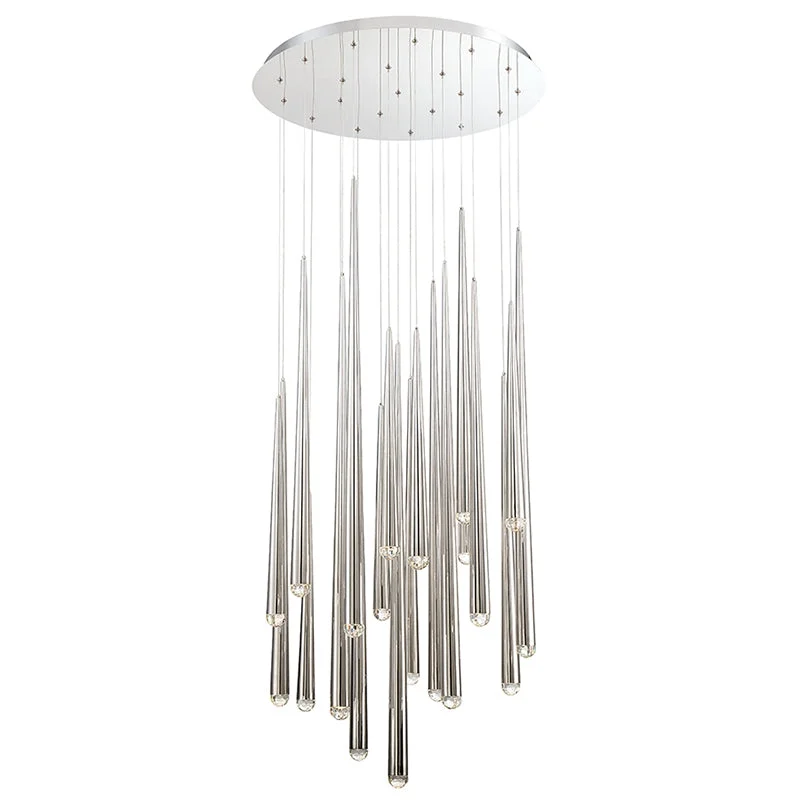 Metal Ceiling Lights in Brass, Copper, Stainless Steel, and IronMetal Ceiling Lights in Brass, Copper, Stainless Steel, and IronModern Forms PD-41721R Cascade 21-lt 26" LED Round Pendant Metal Ceiling Lights in Brass, Copper, Stainless Steel, and IronMetal Ceiling Lights in Brass, Copper, Stainless Steel, and IronModern Forms PD-41721R Cascade 21-lt 26" LED Round Pendant