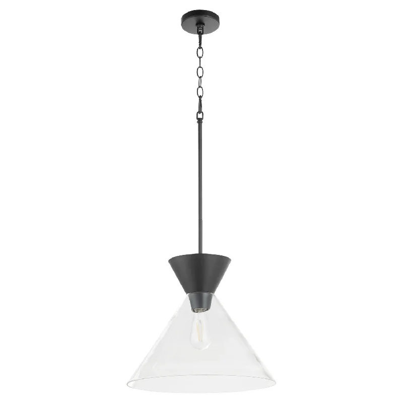Chinese - Style Ceiling Lights with Red Lantern - Inspired DesignsChinese - Style Ceiling Lights with Red Lantern - Inspired DesignsQuorum Beldar 8119-259 Pendant Light - Matte Black w/ Clear Glass Chinese - Style Ceiling Lights with Red Lantern - Inspired DesignsChinese - Style Ceiling Lights with Red Lantern - Inspired DesignsQuorum Beldar 8119-259 Pendant Light - Matte Black w/ Clear Glass