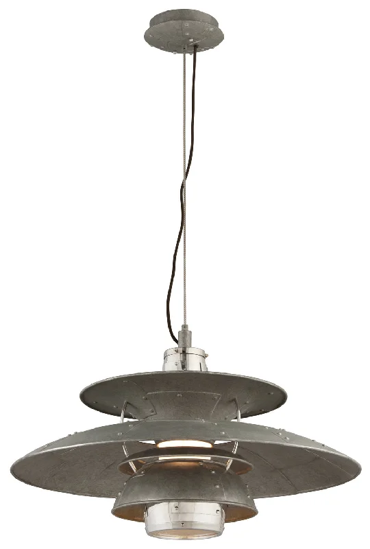 Retro Ceiling Lights Inspired by the 1950s and 1960s DesignRetro Ceiling Lights Inspired by the 1950s and 1960s DesignTroy Idlewild F4735 Pendant Light - Galvanized Retro Ceiling Lights Inspired by the 1950s and 1960s DesignRetro Ceiling Lights Inspired by the 1950s and 1960s DesignTroy Idlewild F4735 Pendant Light - Galvanized
