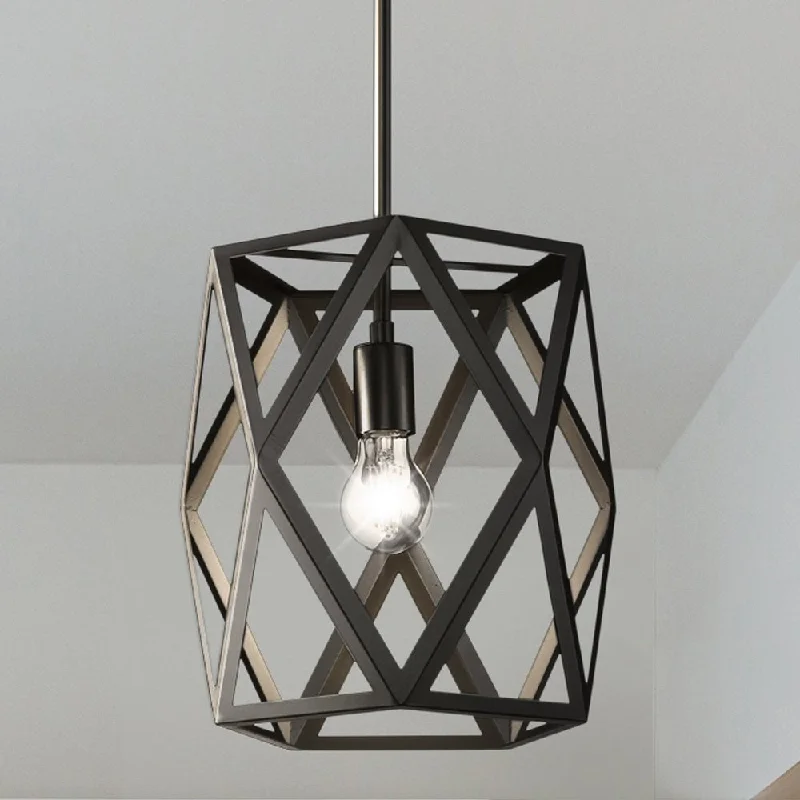Art Deco Ceiling Lights with Geometric Patterns and Metallic FinishesArt Deco Ceiling Lights with Geometric Patterns and Metallic FinishesUHP4833 Modern Indoor Pendant, 11-7/8''H x 12"W x 12''D, Matte Black Finish, Mohall Collection Art Deco Ceiling Lights with Geometric Patterns and Metallic FinishesArt Deco Ceiling Lights with Geometric Patterns and Metallic FinishesUHP4833 Modern Indoor Pendant, 11-7/8''H x 12"W x 12''D, Matte Black Finish, Mohall Collection