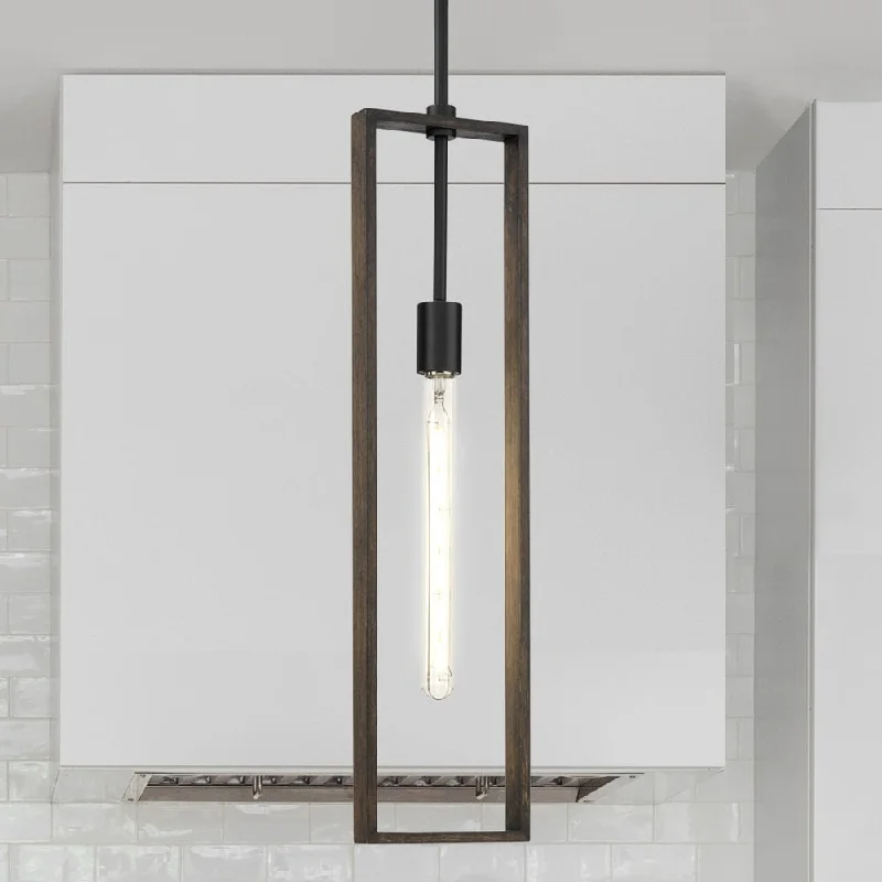 Retro Ceiling Lights Inspired by the 1950s and 1960s DesignRetro Ceiling Lights Inspired by the 1950s and 1960s DesignUHP4913 Minimalist Indoor Pendant, 24-3/8''H x 6"W x 6''D, Matte Black Finish, Roswell Collection Retro Ceiling Lights Inspired by the 1950s and 1960s DesignRetro Ceiling Lights Inspired by the 1950s and 1960s DesignUHP4913 Minimalist Indoor Pendant, 24-3/8''H x 6"W x 6''D, Matte Black Finish, Roswell Collection
