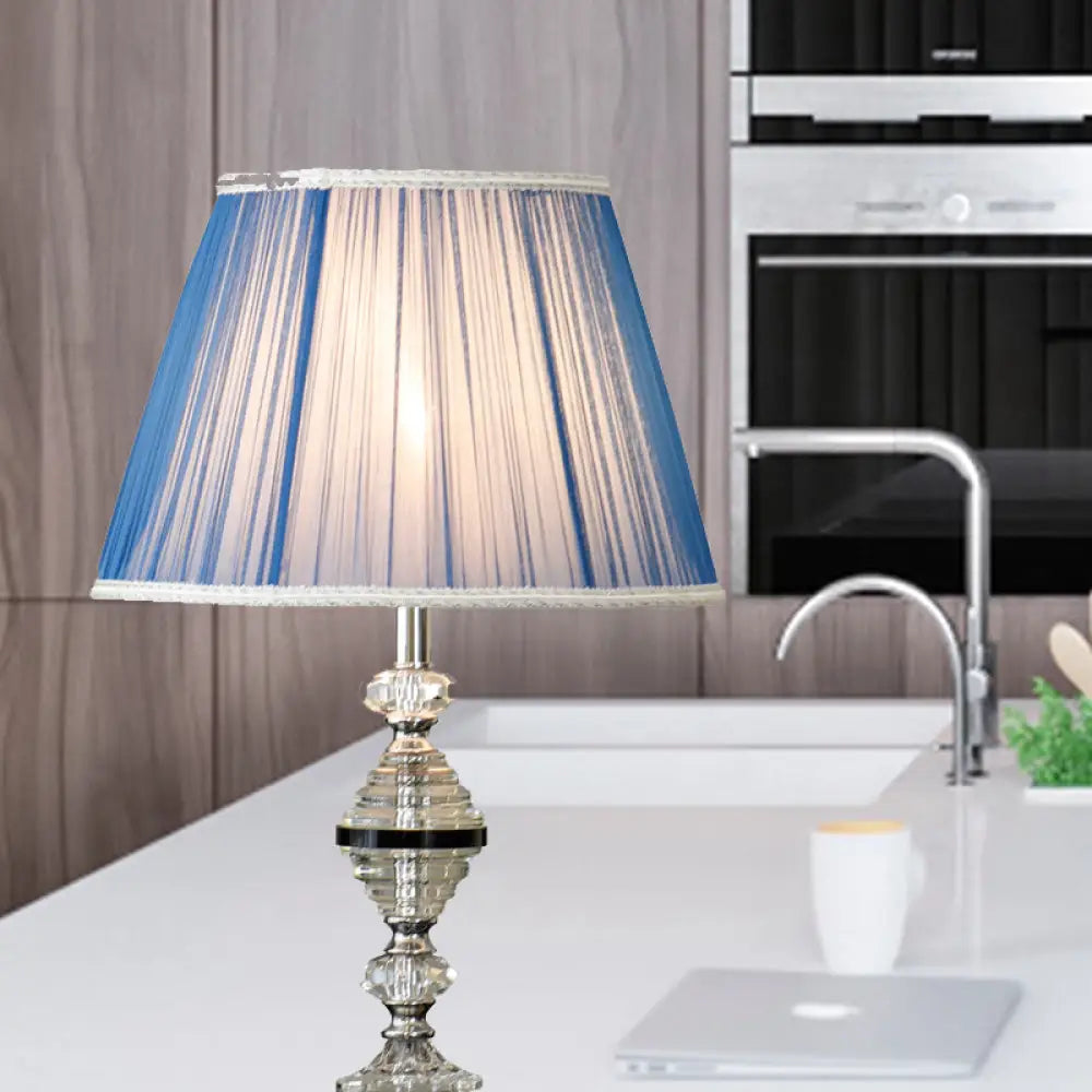 rustic farmhouse table lamps for cozy kitchensrustic farmhouse table lamps for cozy kitchensContemporary Blue Nightstand Lamp with Clear K9 Crystal - Tapered design, 1 Bulb - Ideal for Living Room rustic farmhouse table lamps for cozy kitchensrustic farmhouse table lamps for cozy kitchensContemporary Blue Nightstand Lamp with Clear K9 Crystal - Tapered design, 1 Bulb - Ideal for Living Room